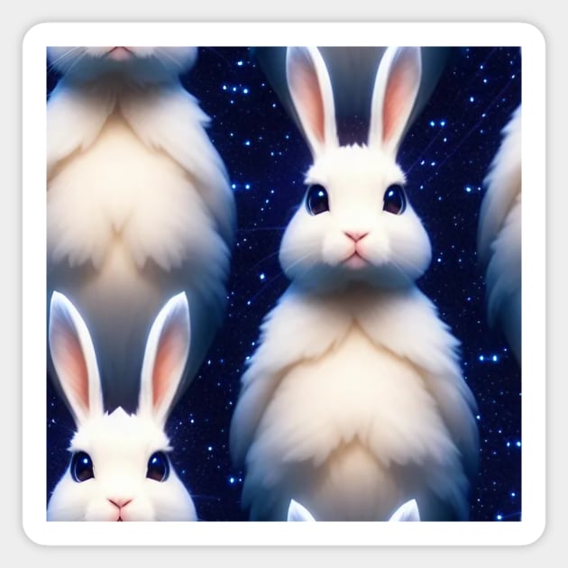 Just a Space Bunnies 2 Sticker by Dmytro